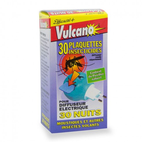 Recharge plaquettes anti-moustiques Vulcano