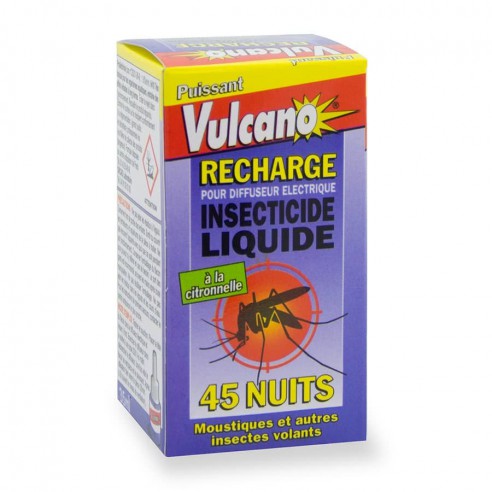 Recharge liquide diffuseur anti-moustiques Vulcano insecticide